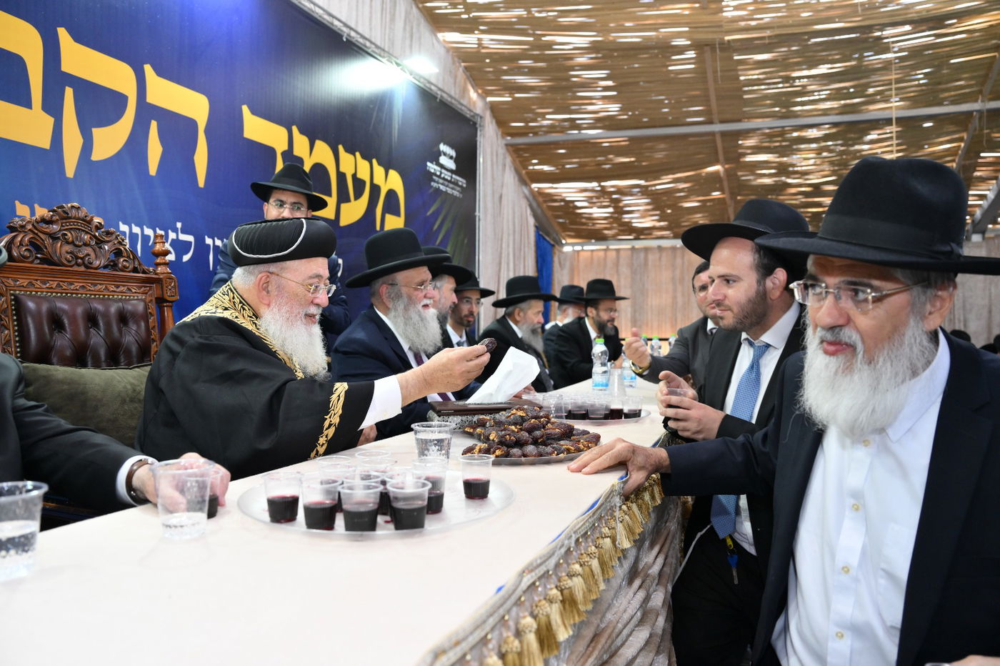 מעמד הקבלת פני הראש"ל הגרש"מ עמאר