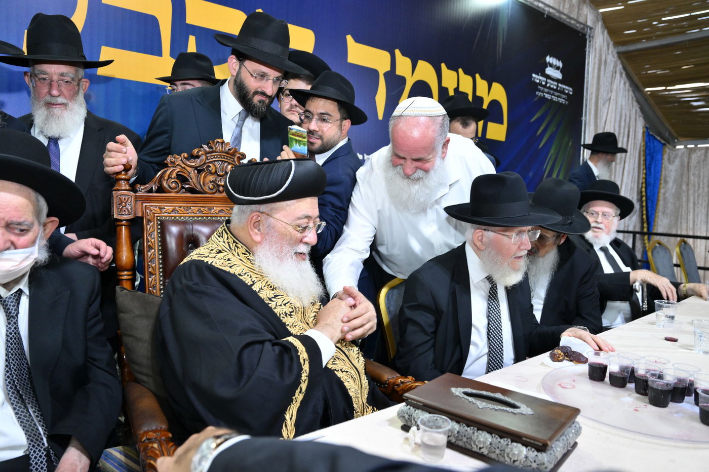 מעמד הקבלת פני הראש"ל הגרש"מ עמאר