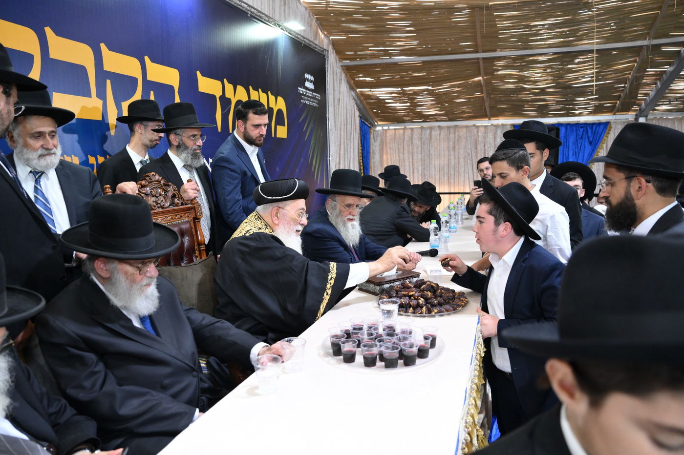 מעמד הקבלת פני הראש"ל הגרש"מ עמאר