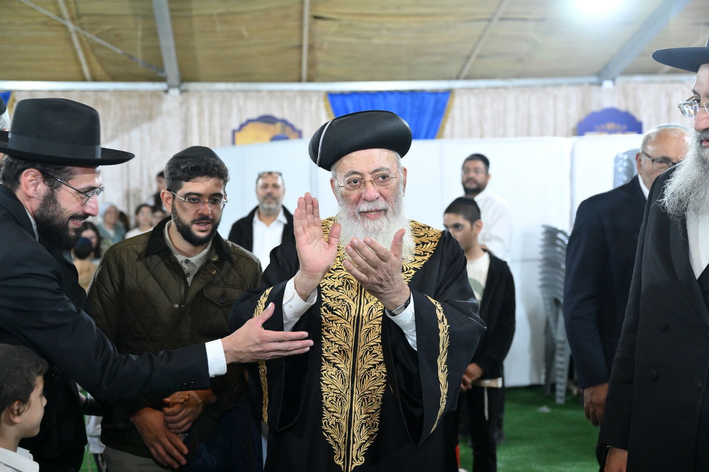 מעמד הקבלת פני הראש"ל הגרש"מ עמאר