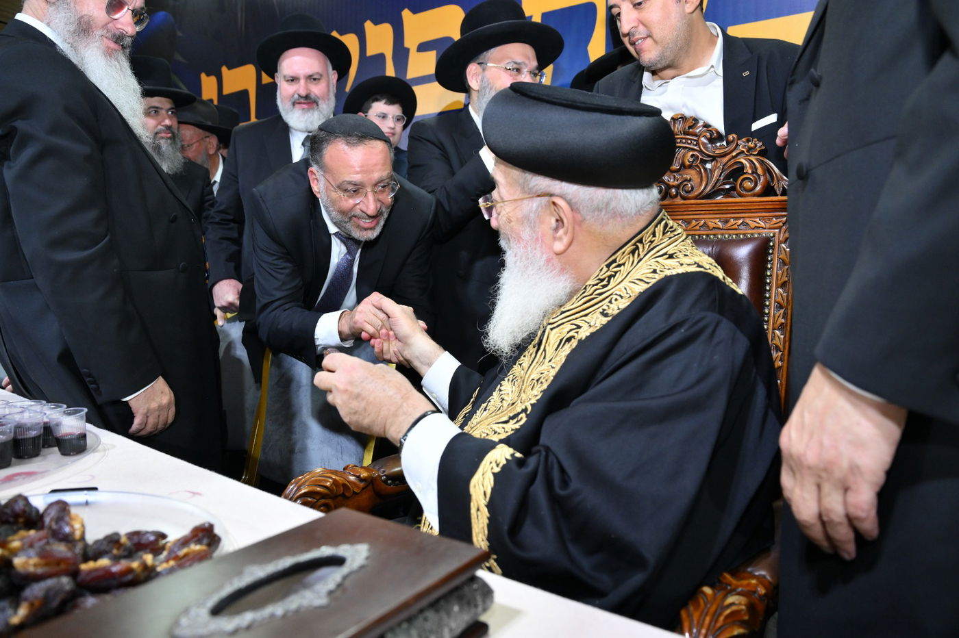 מעמד הקבלת פני הראש"ל הגרש"מ עמאר