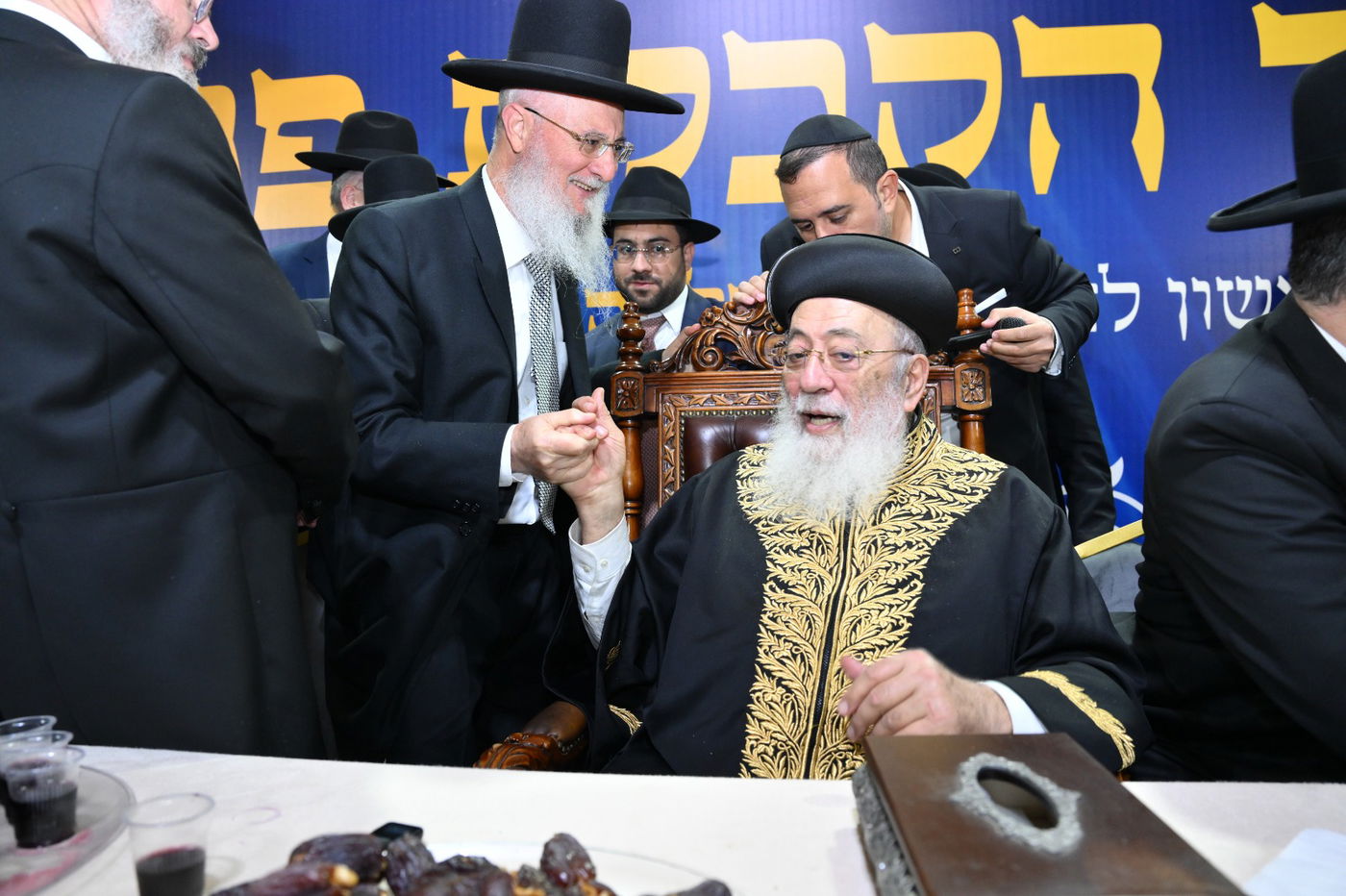 מעמד הקבלת פני הראש"ל הגרש"מ עמאר