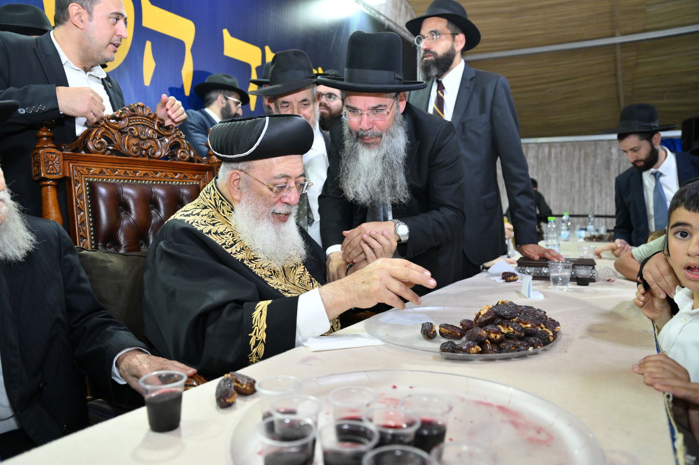 מעמד הקבלת פני הראש"ל הגרש"מ עמאר