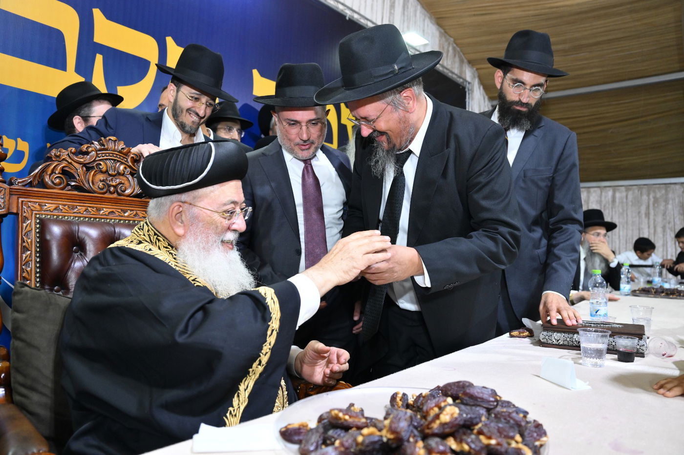 מעמד הקבלת פני הראש"ל הגרש"מ עמאר