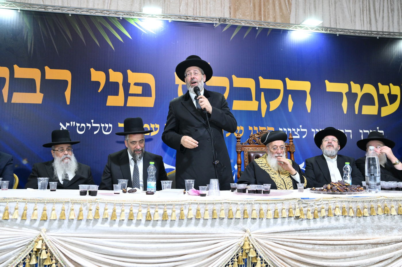 מעמד הקבלת פני הראש"ל הגרש"מ עמאר