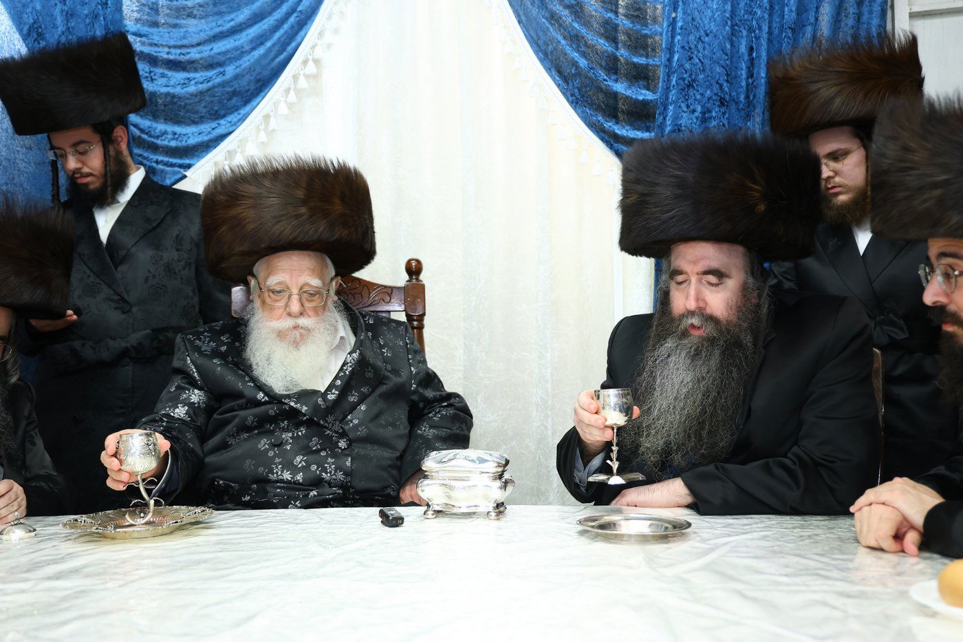 הריש"ב הלברשטאם בביקור אצל האדמו"ר משאץ ויזניץ