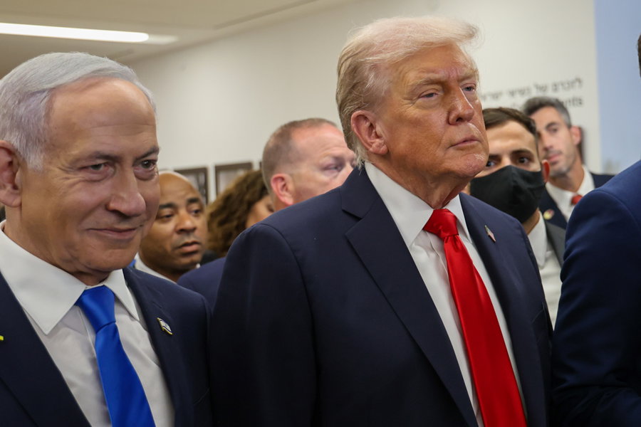 טראמפ בכנסת בערב שמחת תורה