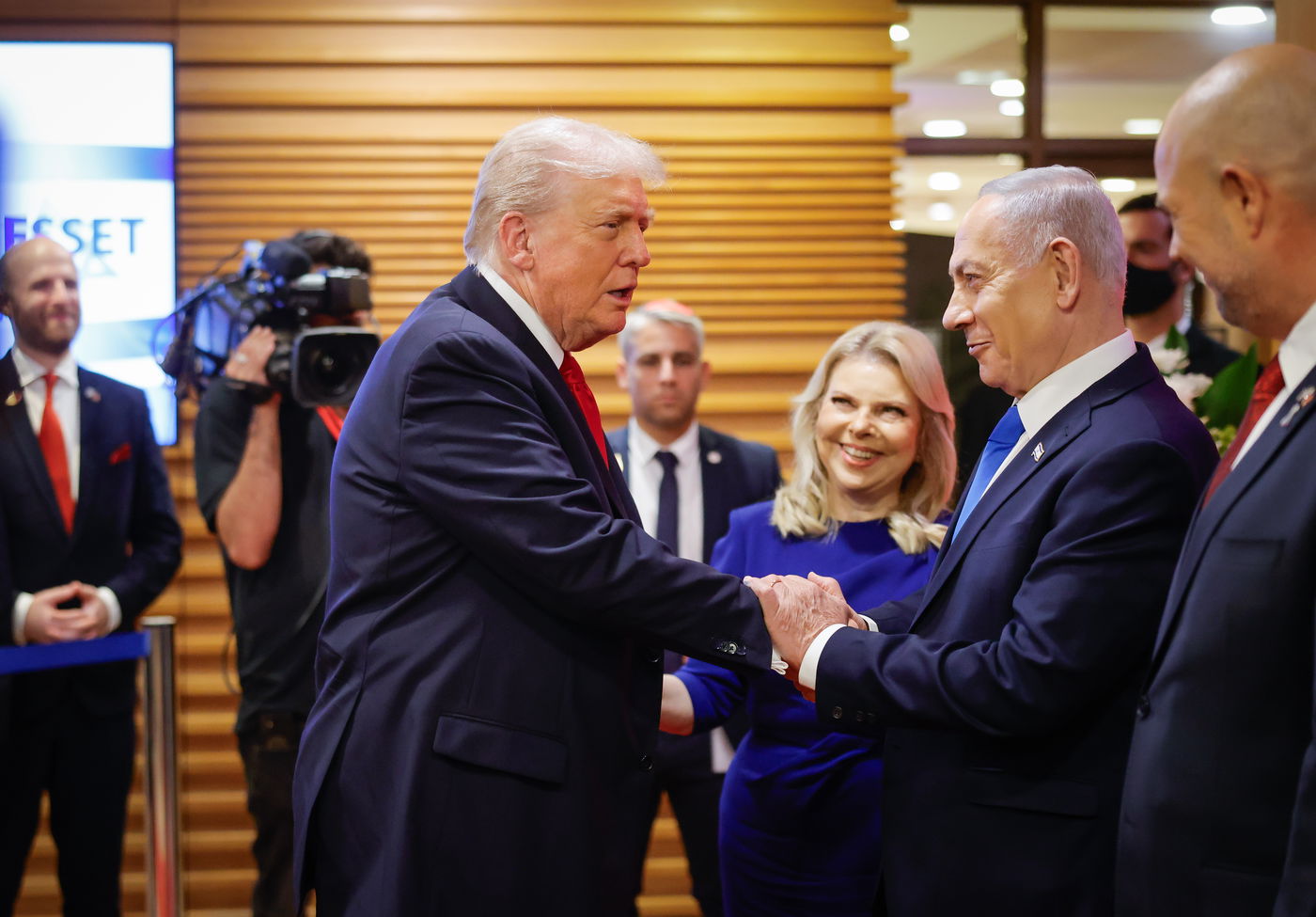 יום היסטורי: נשיא ארה"ב דונלד טראמפ בכנסת ישראל | גלריה חגיגית 