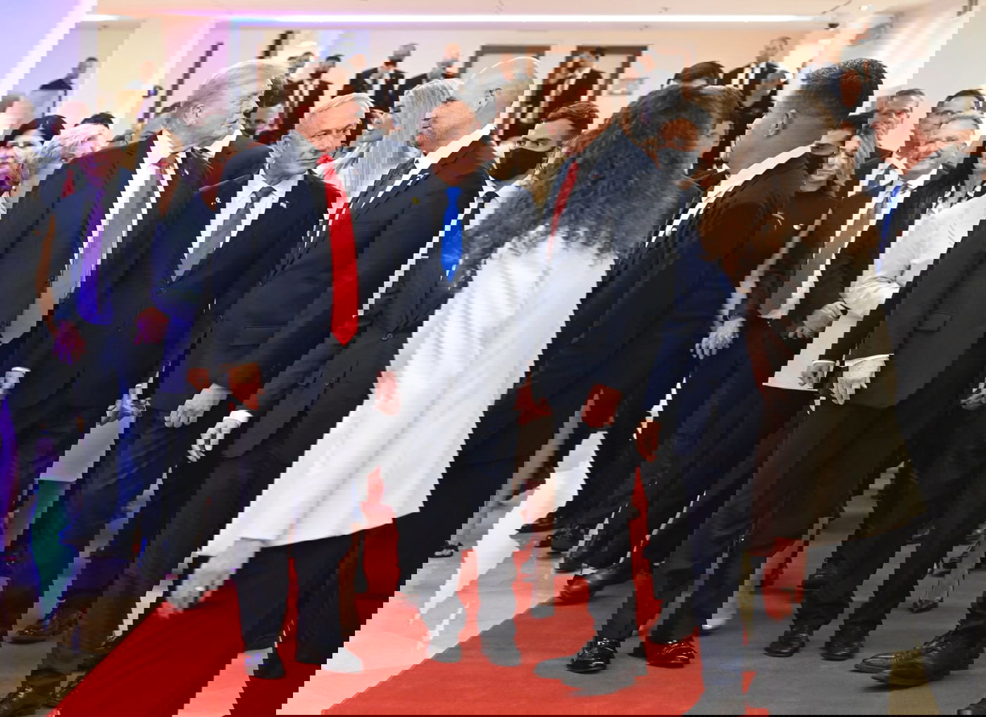 נתניהו וטראמפ בכנסת