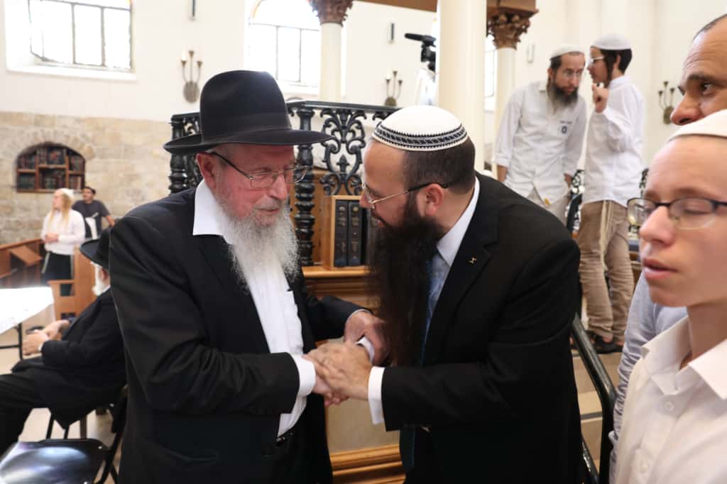 הקבלת פני רבו לרבני הציונות הדתית