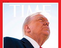 נשיא ארה"ב טראמפ על שער הטיים-מגזין