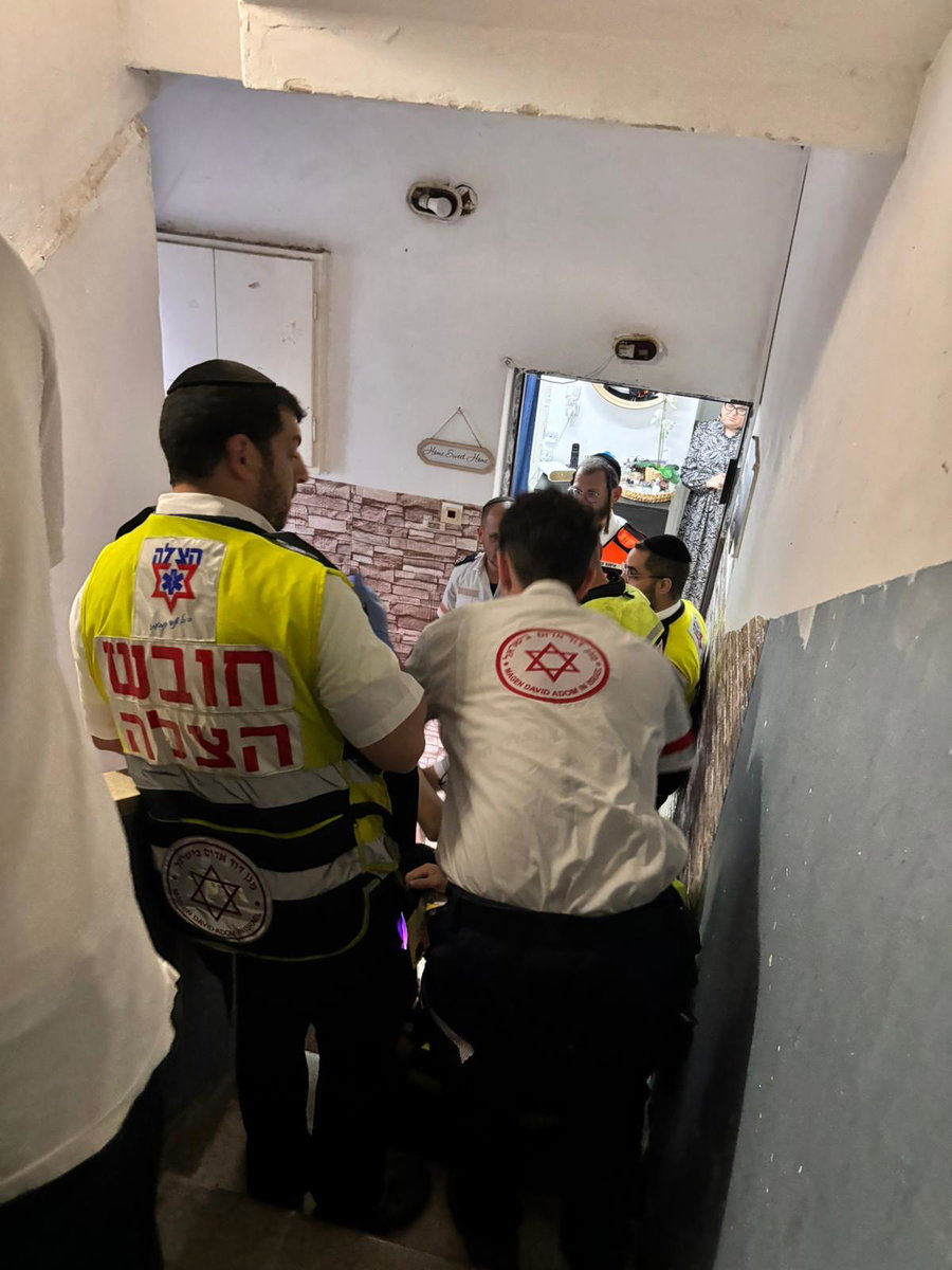 ילד חרדי צנח מגובה 6 קומות בפיר מדרגות - ופונה במצב קשה