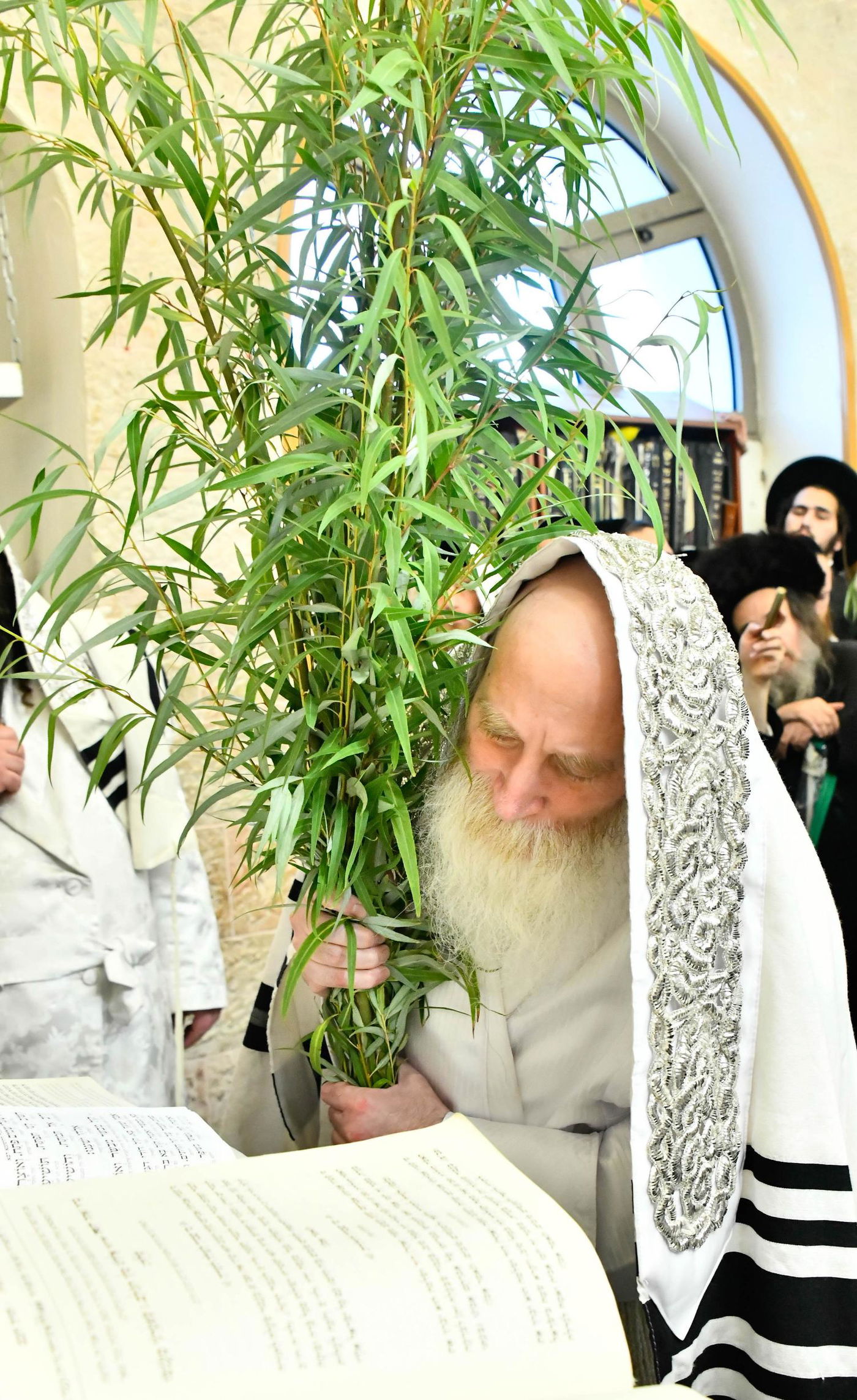 הושענא רבה אצל הגה"צ רבי יצחק מאיר מורגנשטרן