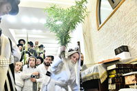 הושענא רבה אצל הגה"צ רבי יצחק מאיר מורגנשטרן