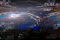 רבבות בני הישיבות במעמד ההיסטורי “עמודי עולם” בהיכל ארנה ירושלים • צפו בשידור חוזר