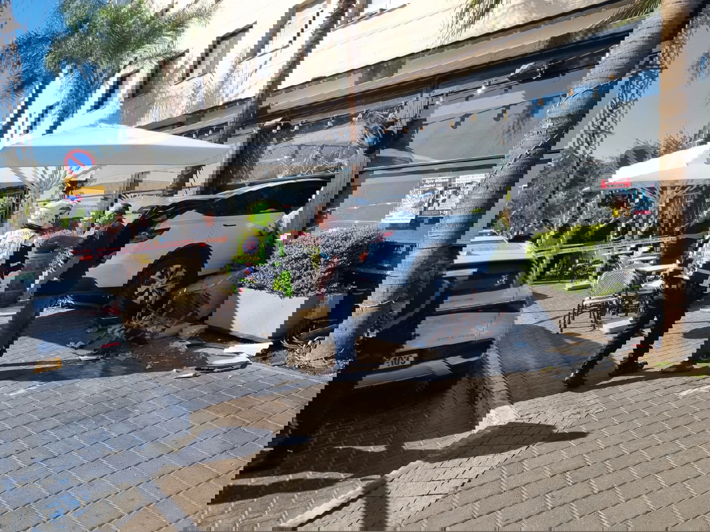 זירת התאונה