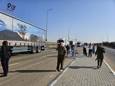 בעקבות הפרת ההסכם: עוכבו משאיות הסיוע לחמאס ומסלול נסיעתן שובש