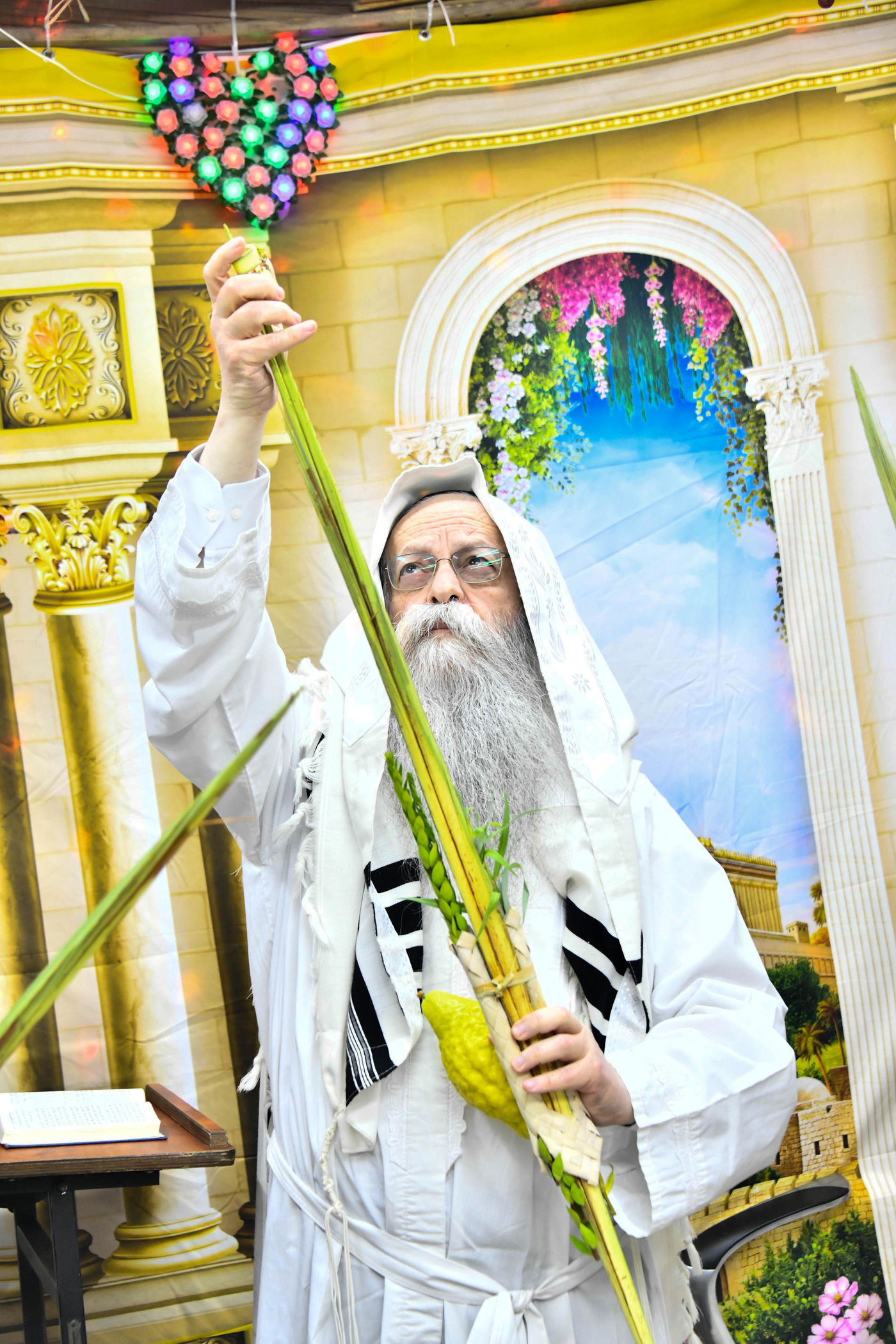 חג הסוכות אצל הגאון רבי שלמה קנייבסקי