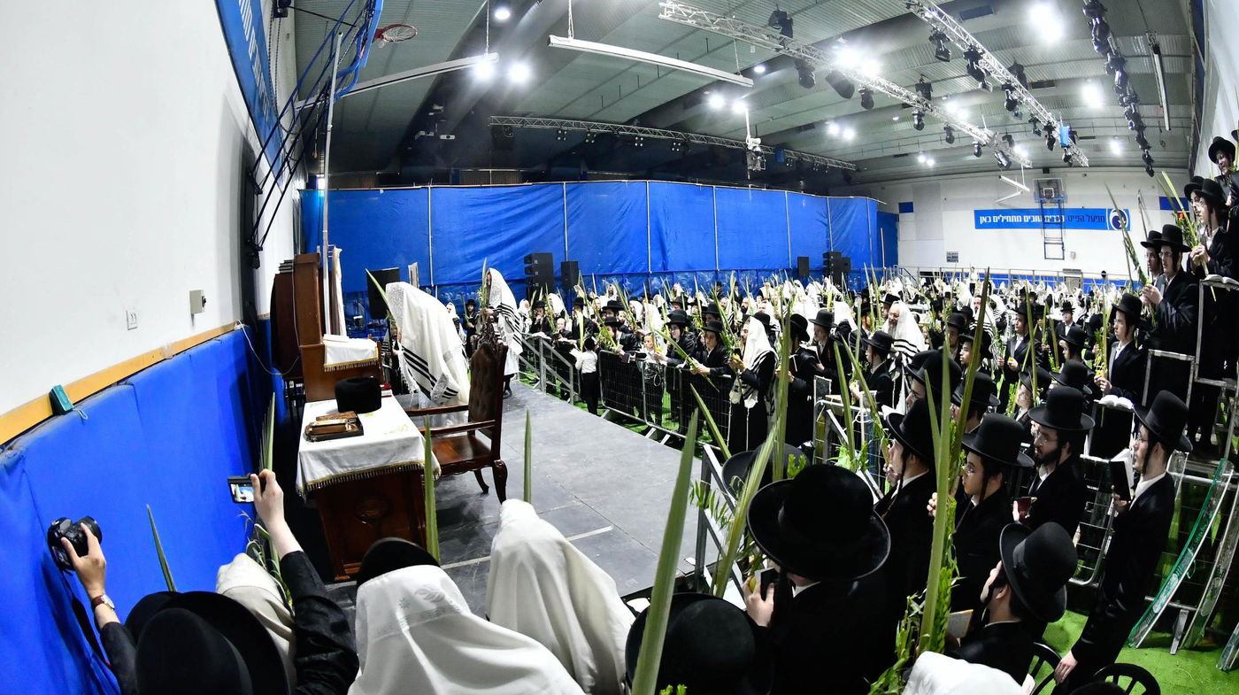 הושענא רבה בחצה"ק אלכסנדר