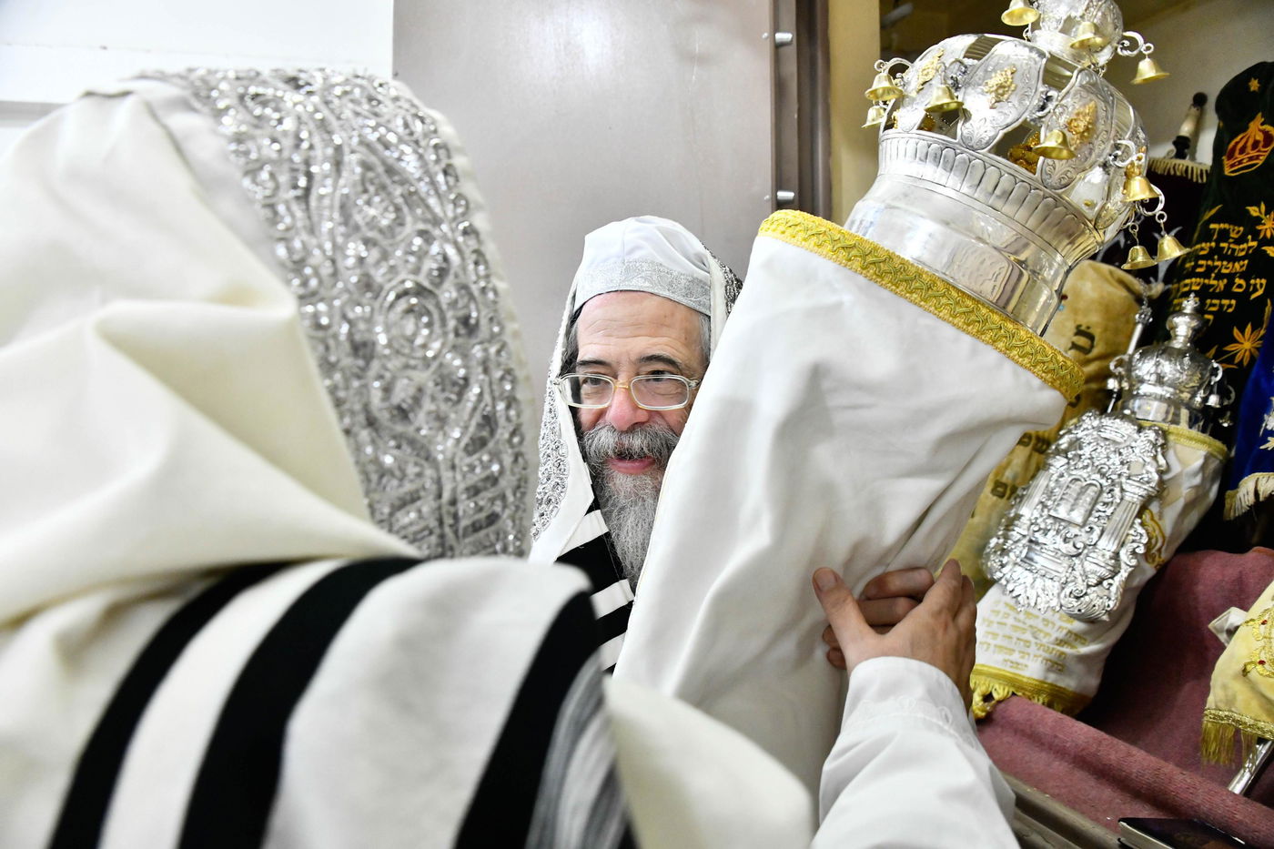 הושענא רבה בחצה"ק חוג חתם סופר