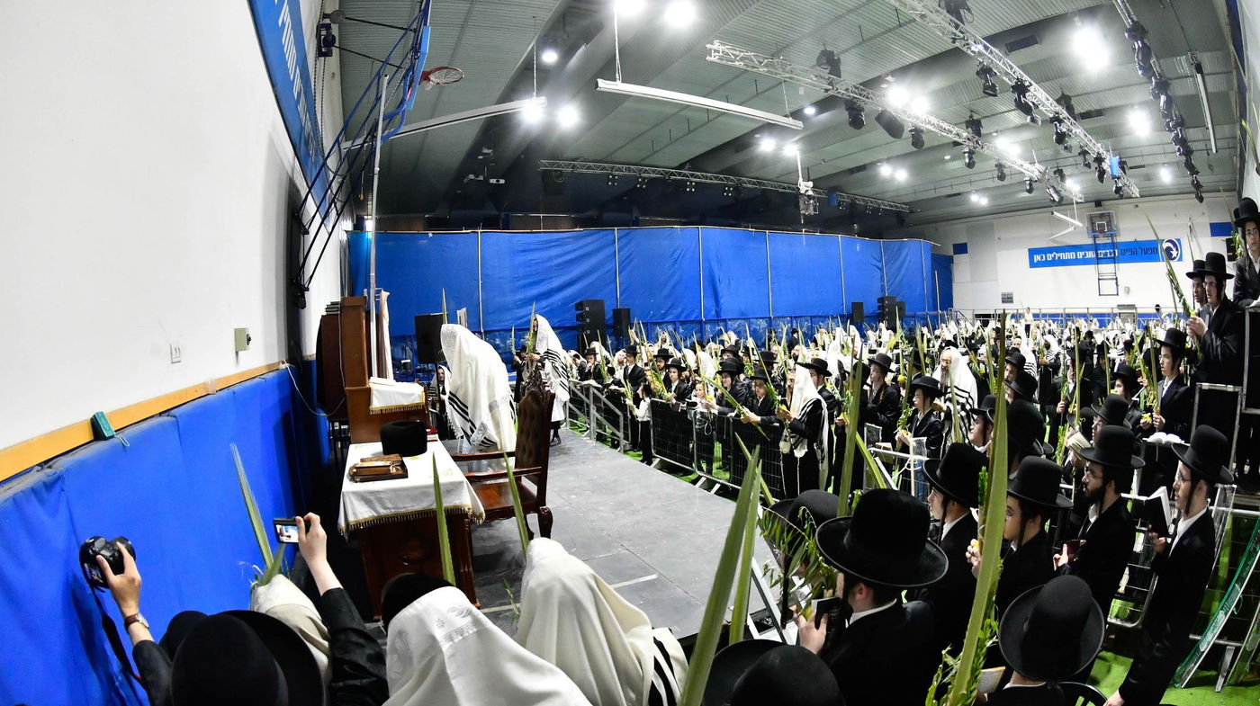 הושענא רבה בחצה"ק אלכסנדר