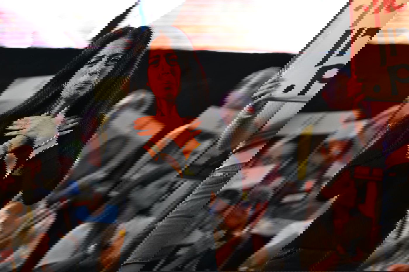 עינב צנגאוקר, הערב ב'כיכר החטופים'