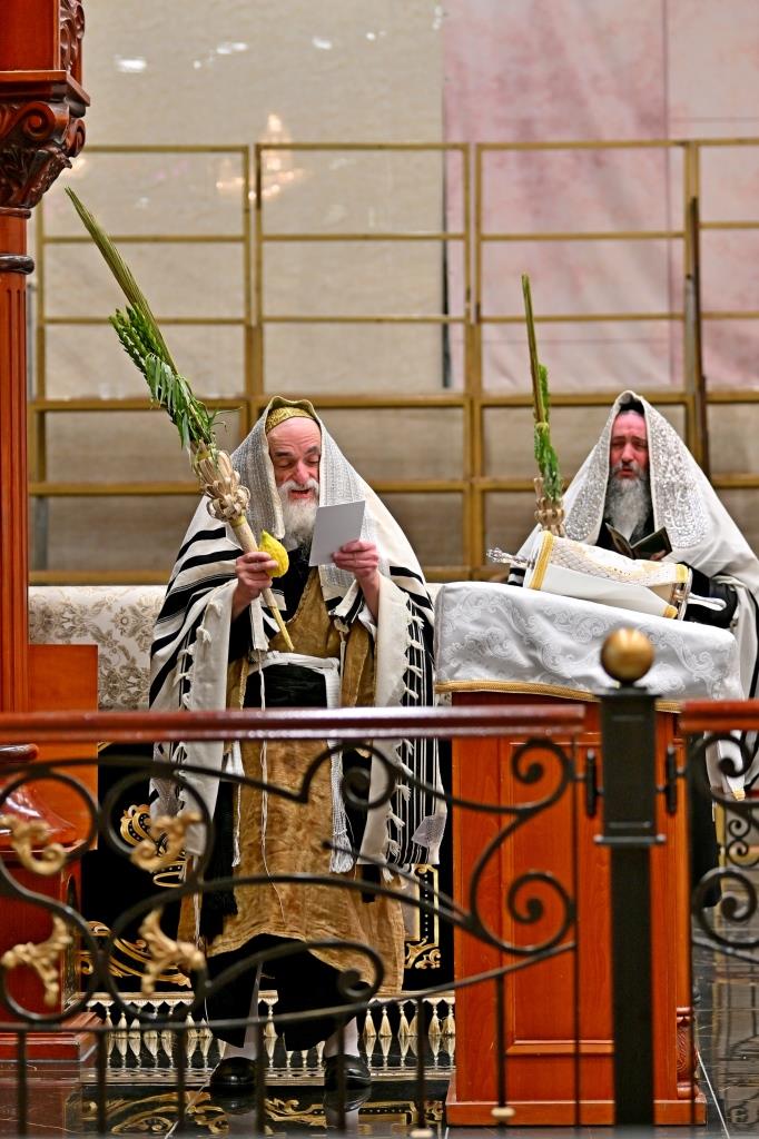 חג הסוכות בחצה"ק ויזניץ