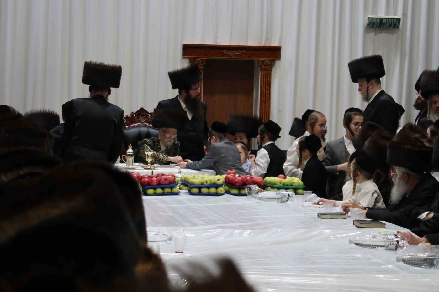 סוכות בחצה"ק סערט ויז'ניץ