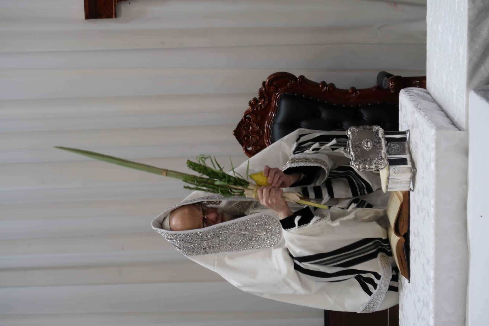 הושענא רבה בחצה"ק סערט ויז'ניץ