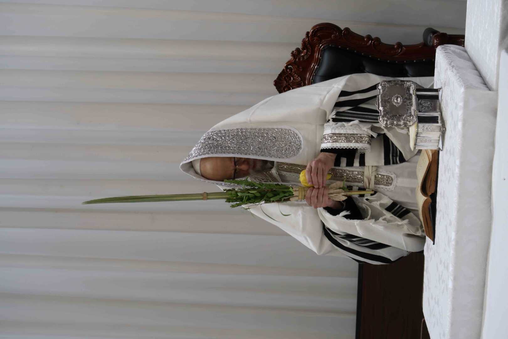 הושענא רבה בחצה"ק סערט ויז'ניץ