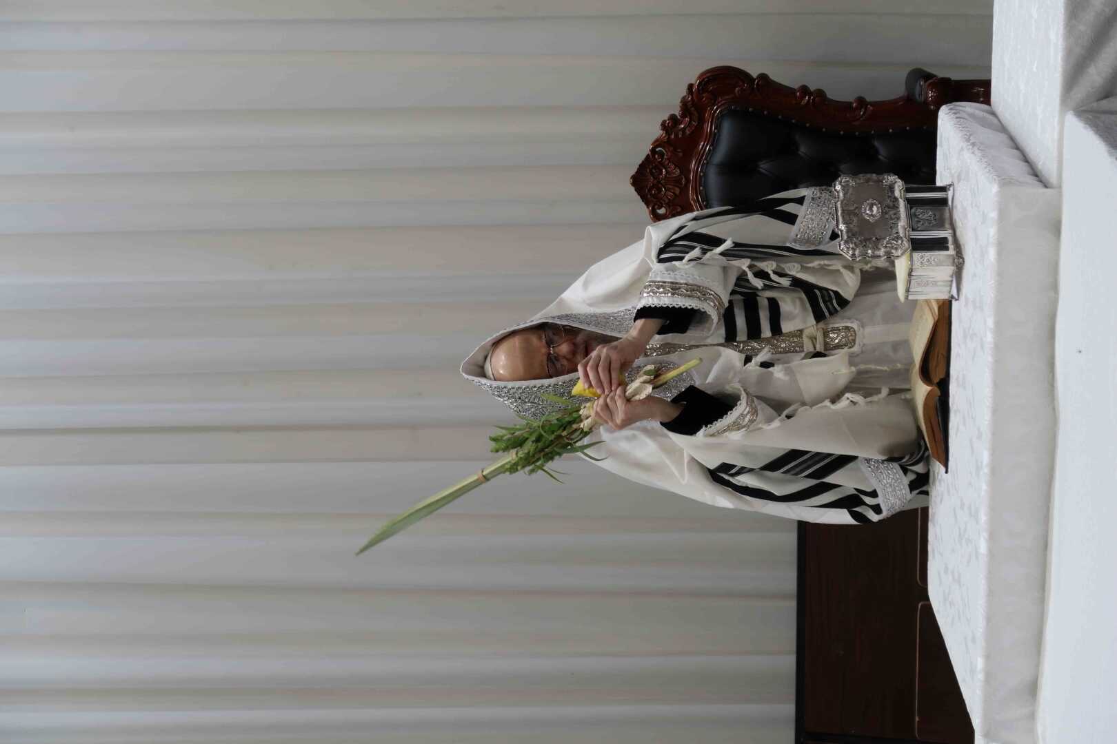 הושענא רבה בחצה"ק סערט ויז'ניץ