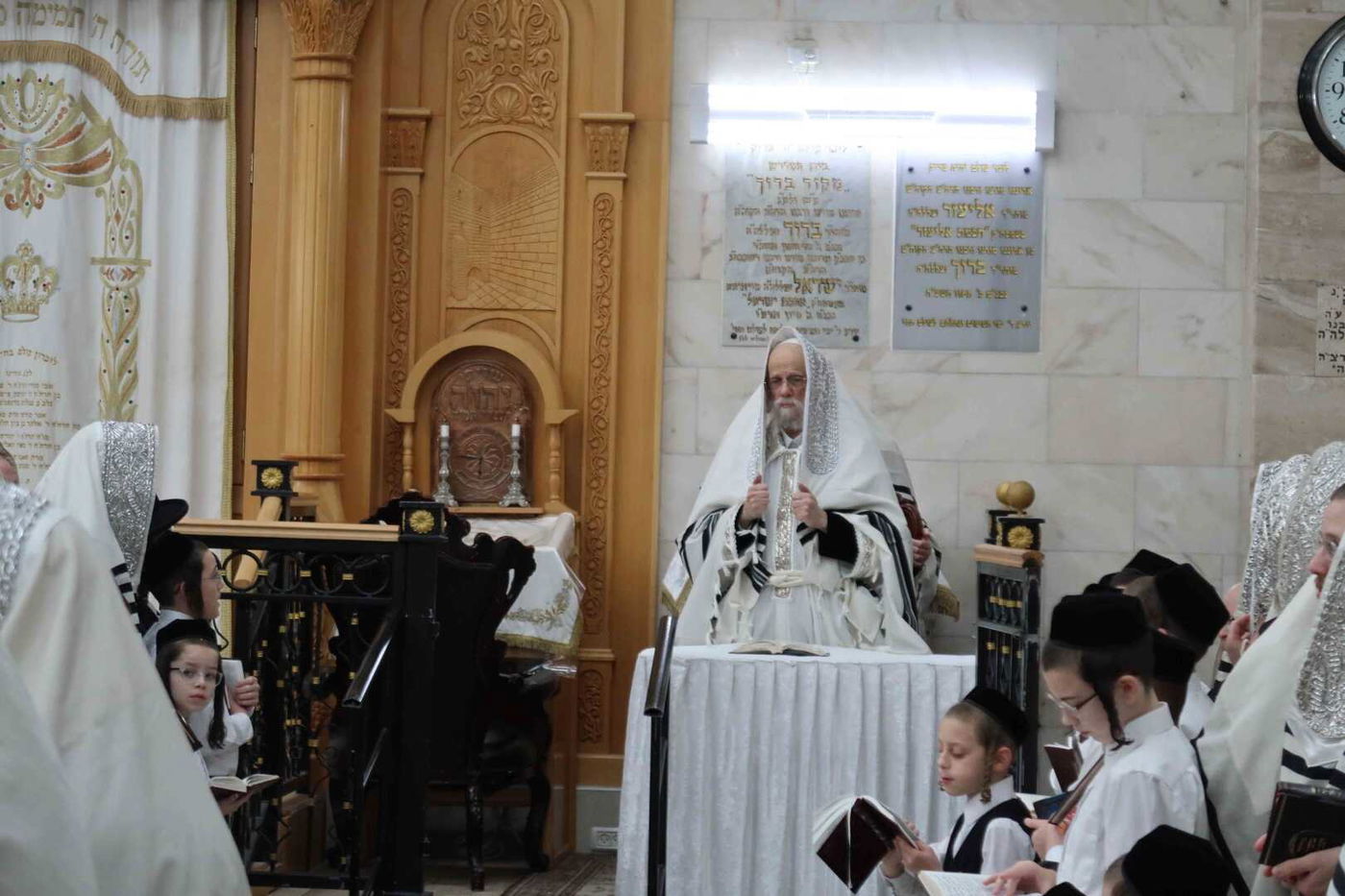 הושענא רבה בחצה"ק סערט ויז'ניץ