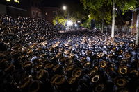 מוצאי חג שמיני עצרת בחצה"ק סאטמר