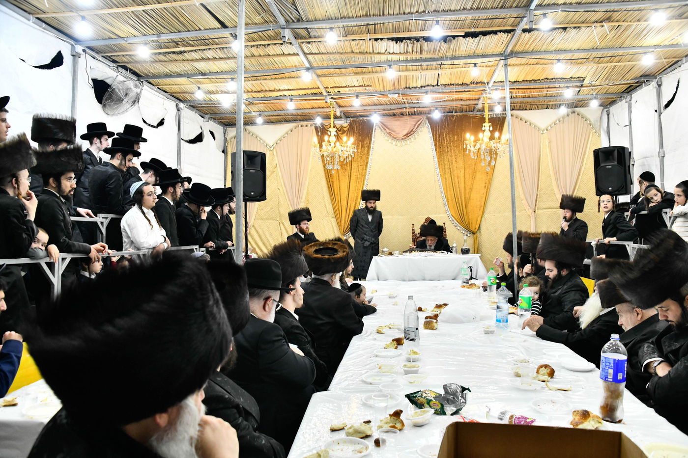 סוכות בחצה"ק קופטשניץ