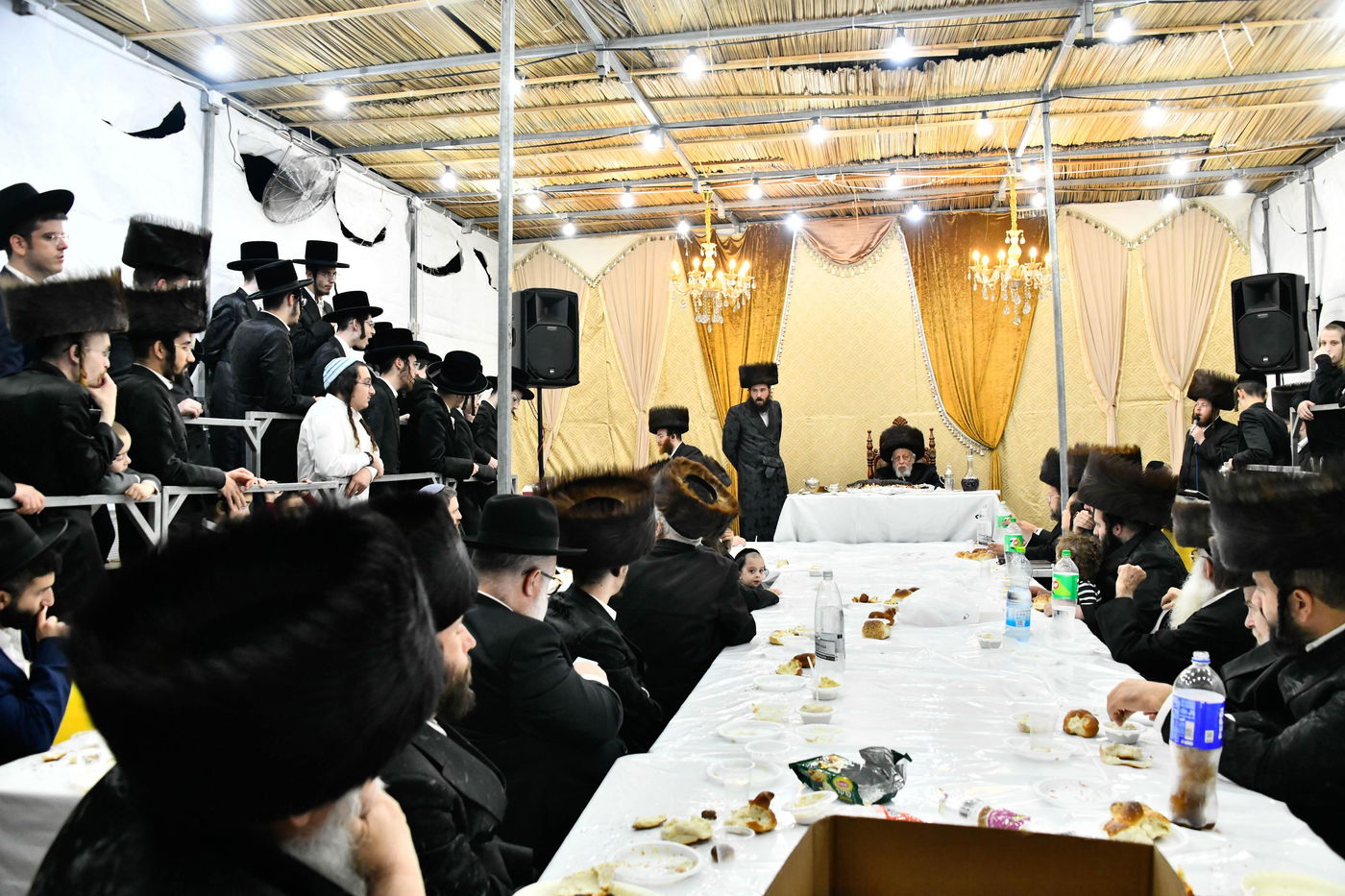 סוכות בחצה"ק קופטשניץ