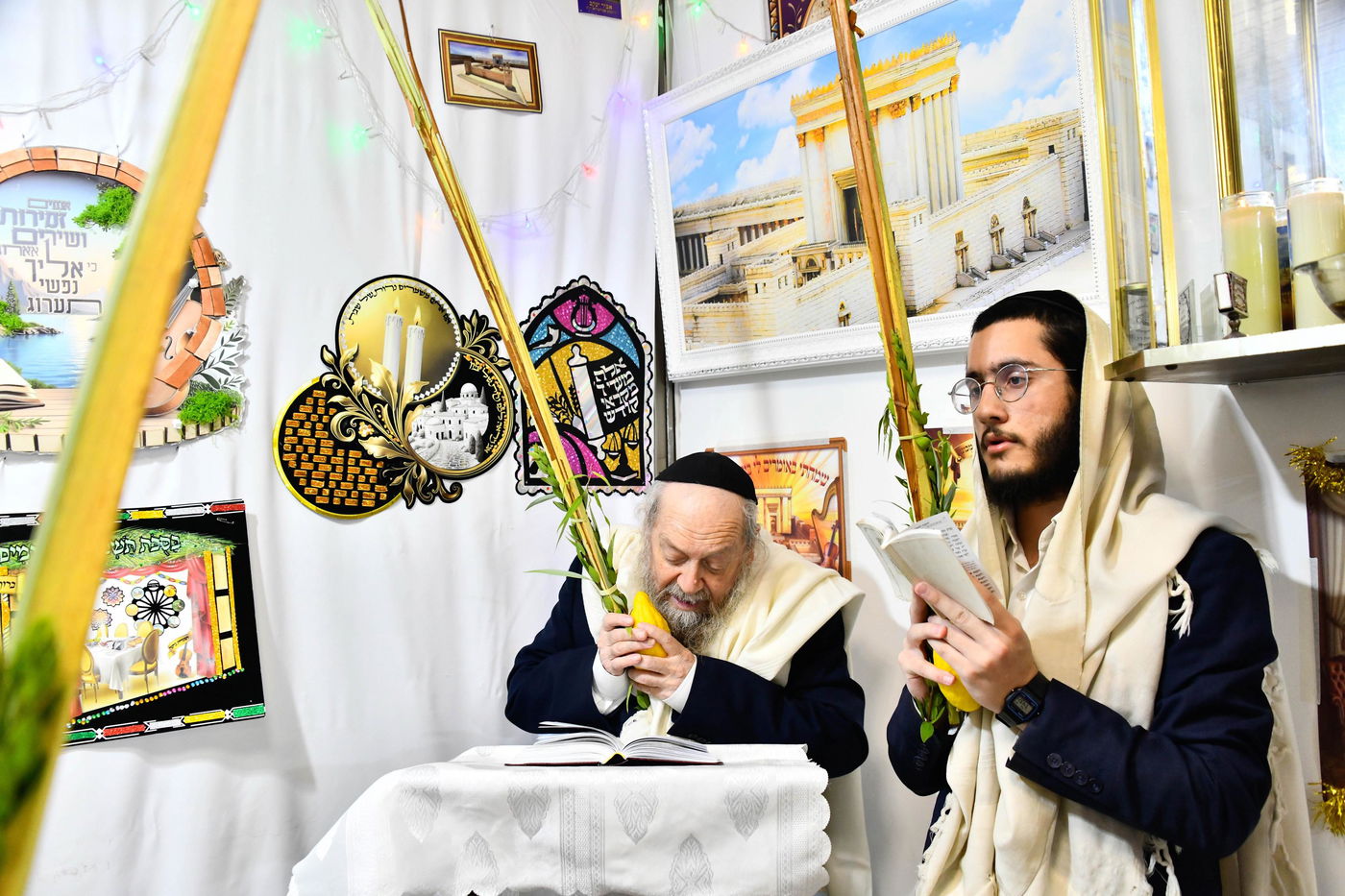 הושענא רבה אצל המקובל הגה"צ רבי דוד בצרי