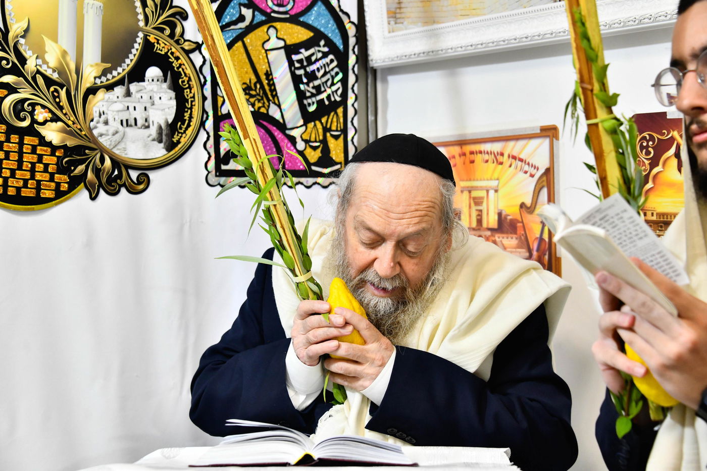 הושענא רבה אצל המקובל הגה"צ רבי דוד בצרי