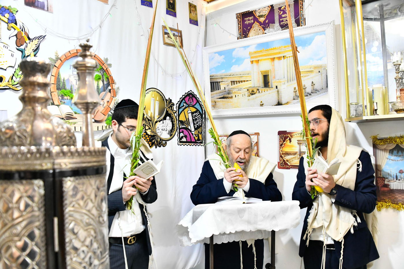 הושענא רבה אצל המקובל הגה"צ רבי דוד בצרי