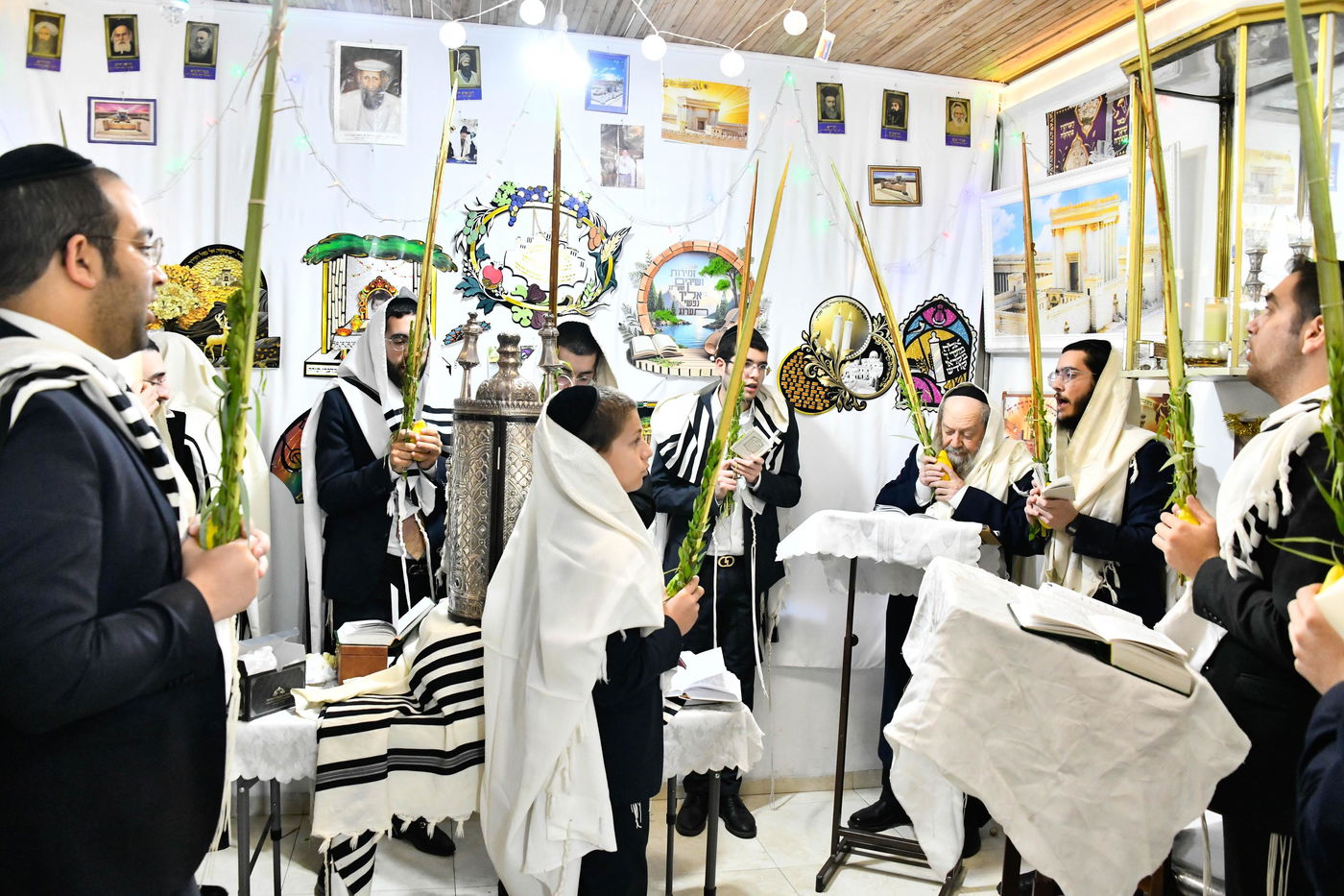 הושענא רבה אצל המקובל הגה"צ רבי דוד בצרי