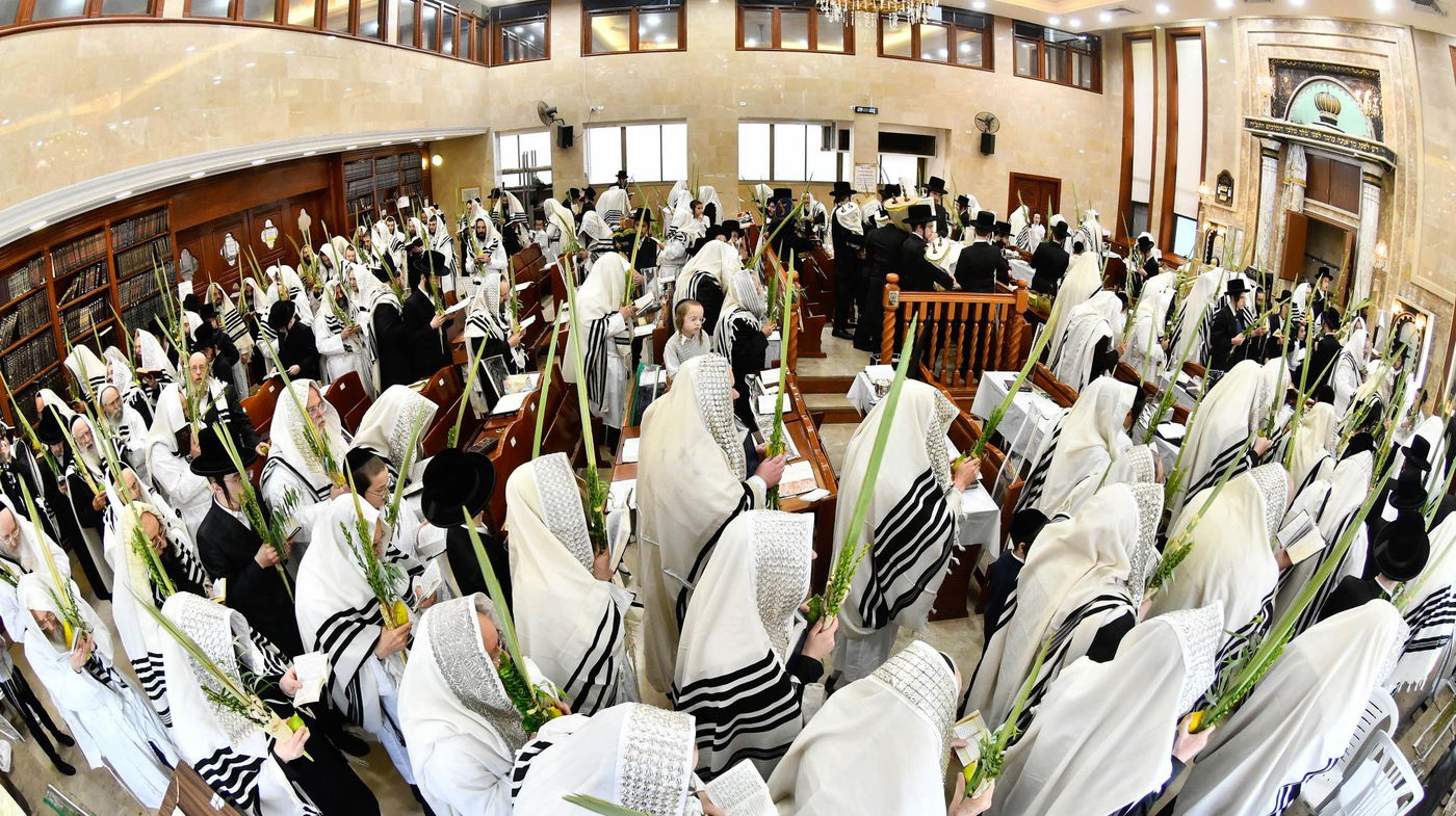 הושענא רבה בחצה"ק שבט הלוי