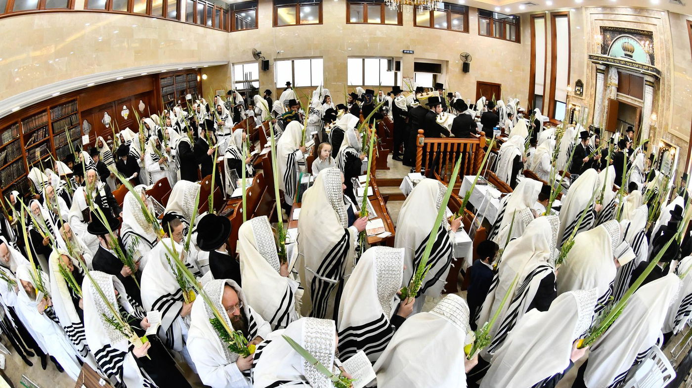 הושענא רבה בחצה"ק שבט הלוי