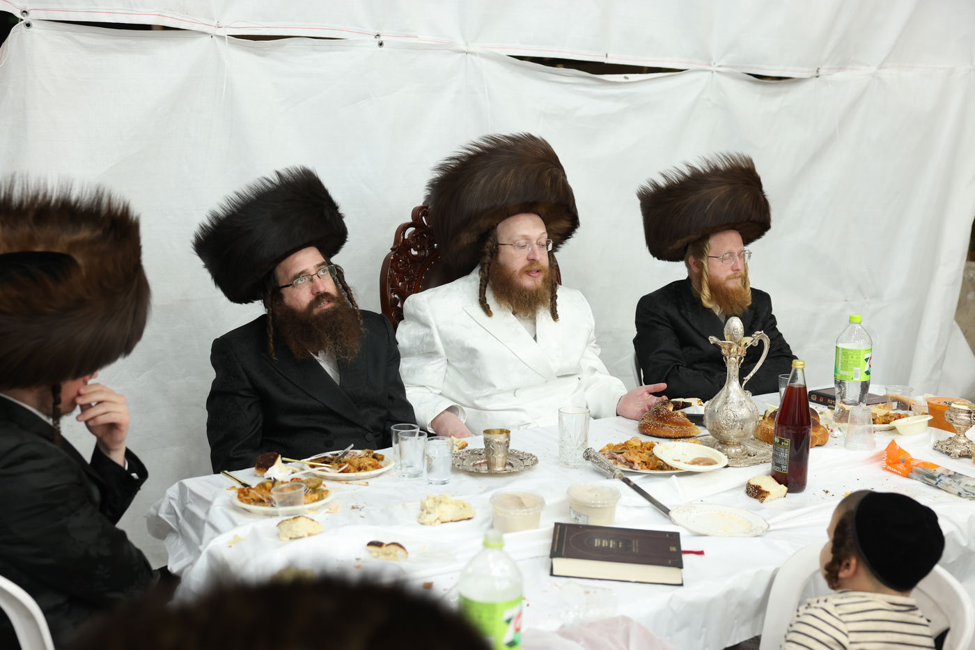 סוכות בחצר ספינקא בית שמש