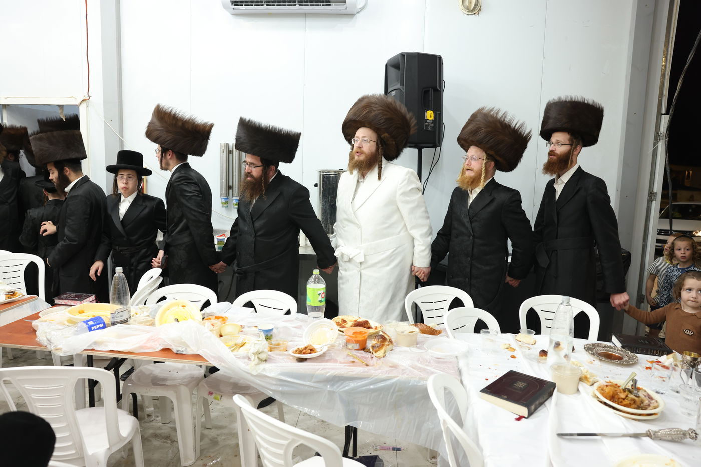 סוכות בחצר ספינקא בית שמש