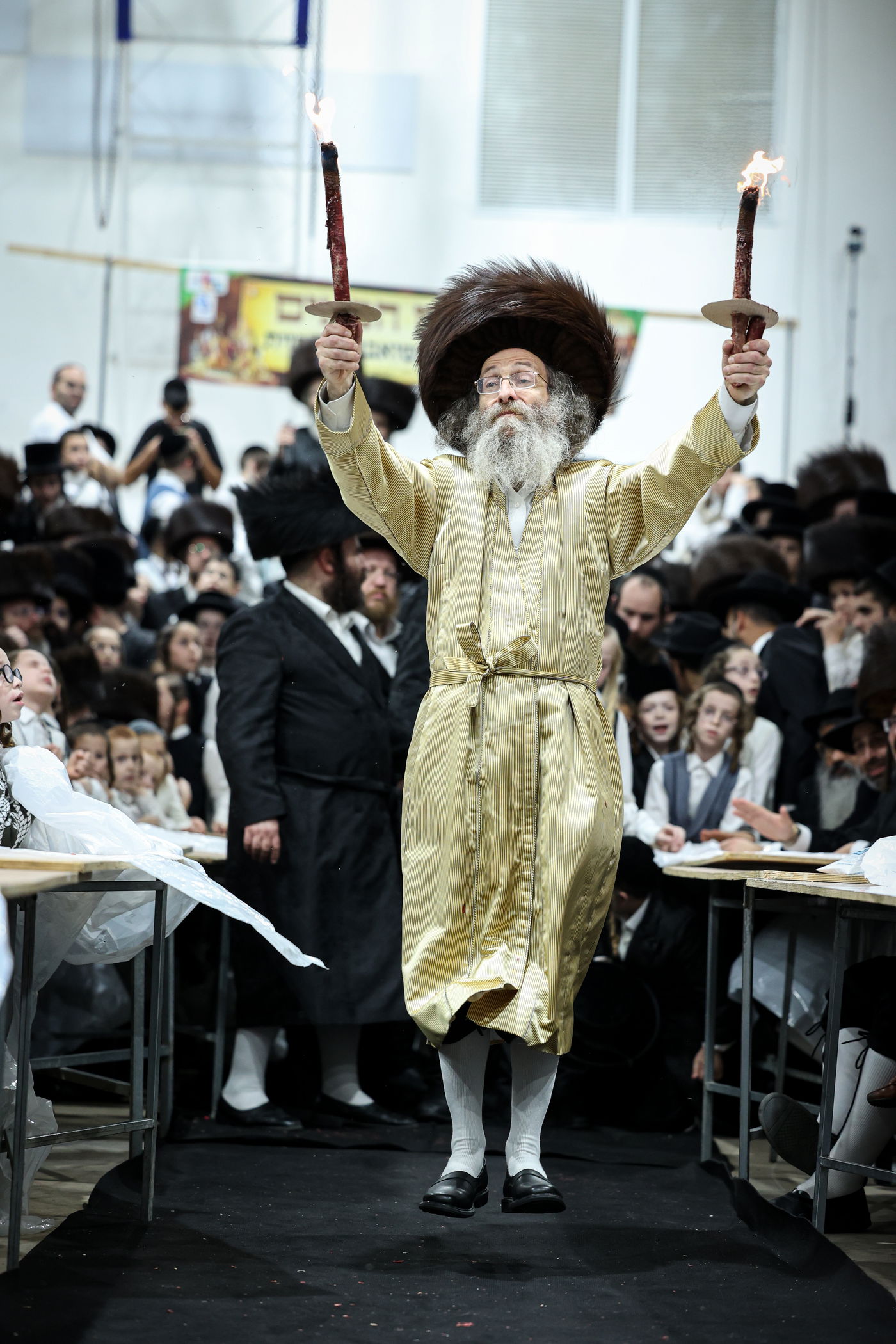 הרה"צ רבי אלימלך בידרמן בהכנה להושענא רבה