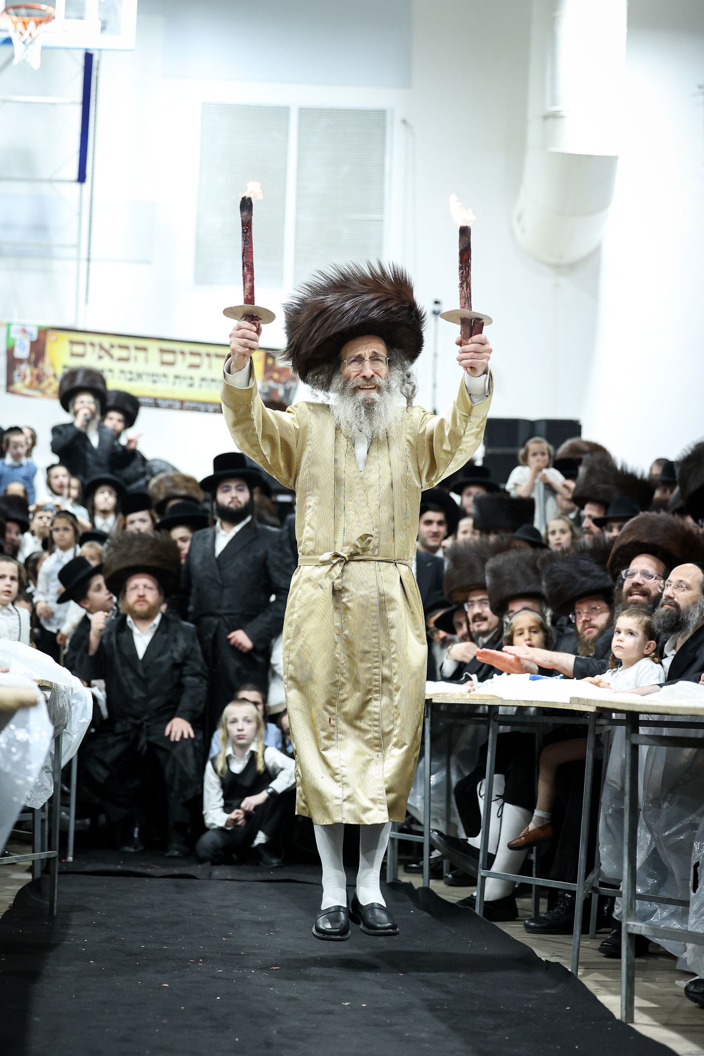 הרה"צ רבי אלימלך בידרמן בהכנה להושענא רבה