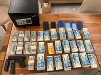 השלל שנתפס בכספת