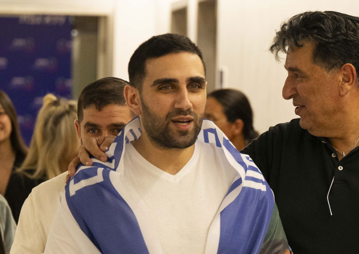 שגב כלפון ביום שחרורו