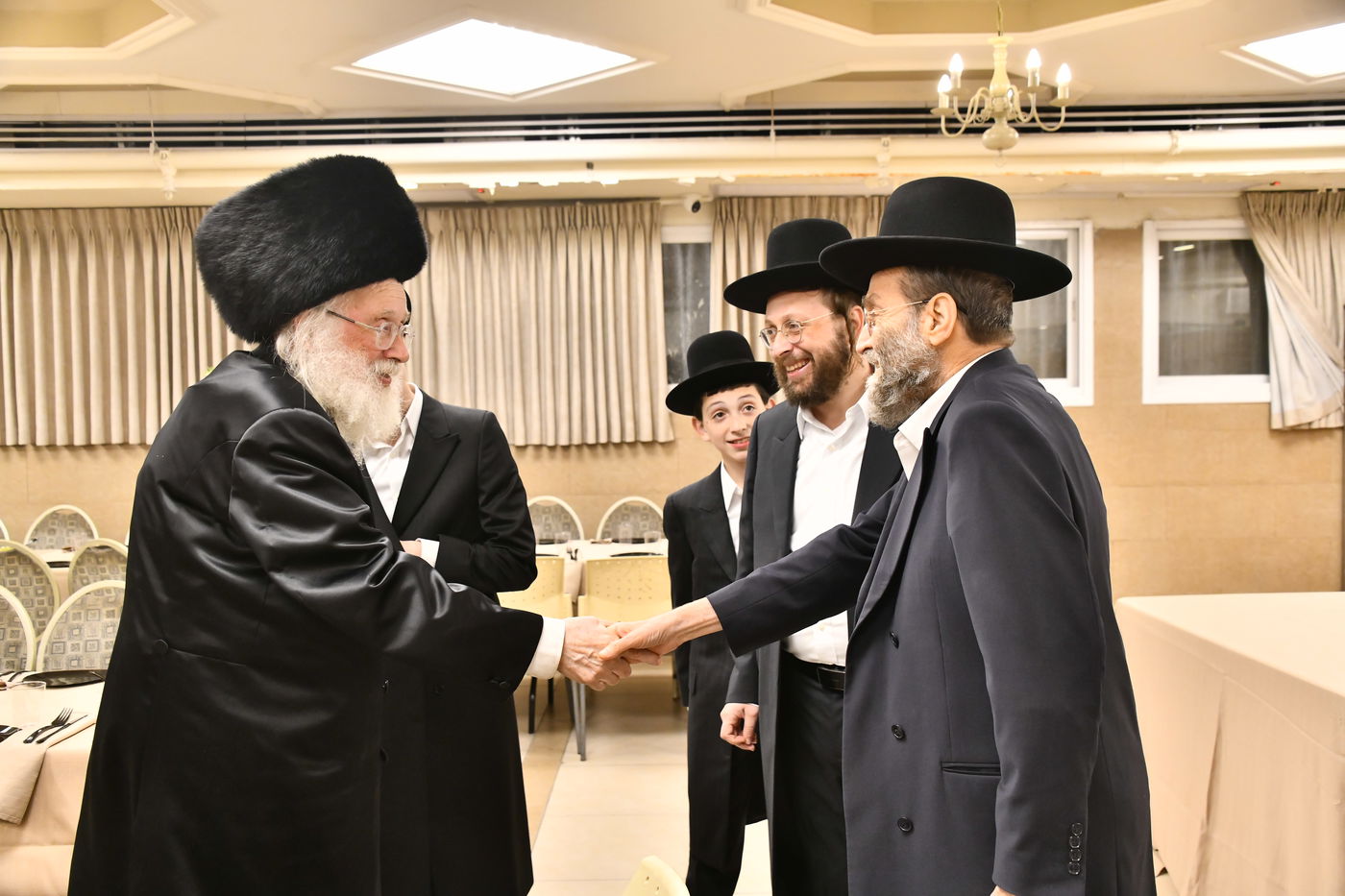 שמחת בר המצווה לבנו של גדליה סילמן, נכד הראב"ד הגר"י סילמן 