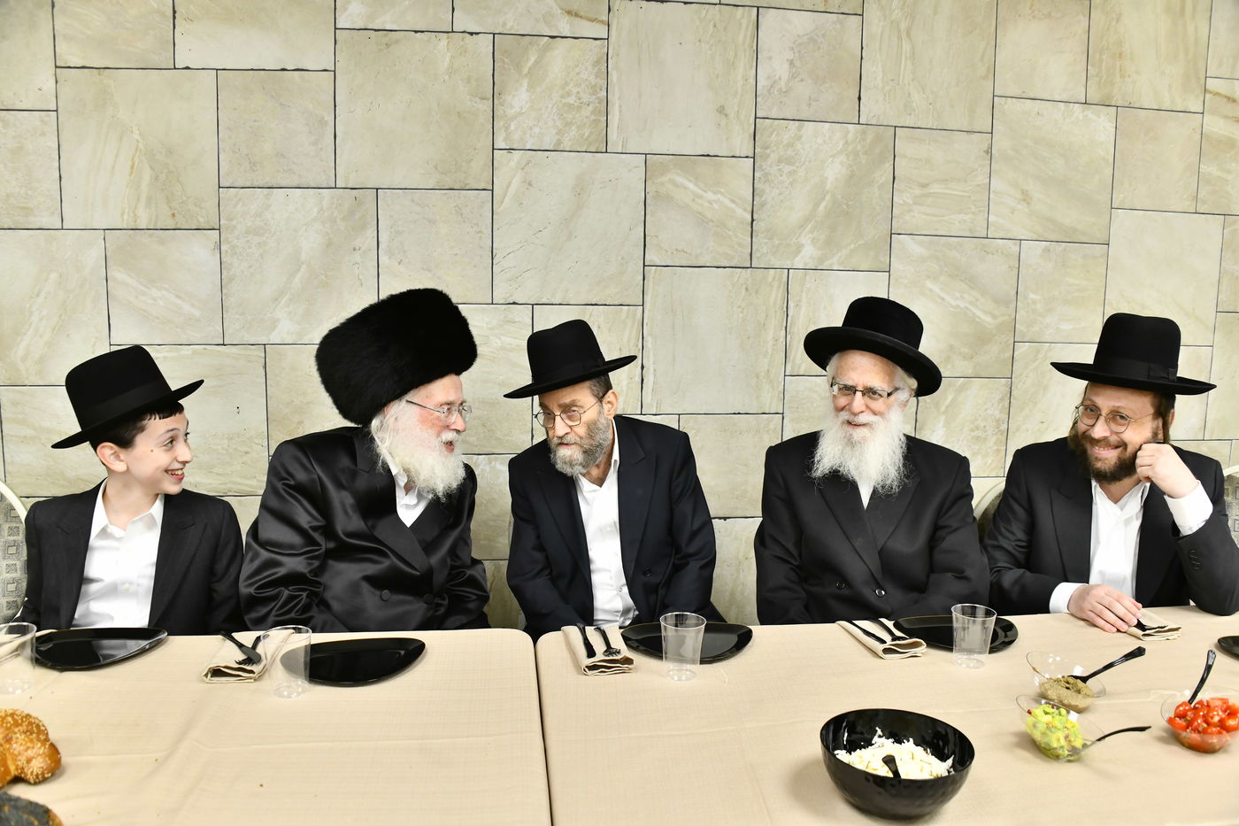 שמחת בר המצווה לבנו של גדליה סילמן, נכד הראב"ד הגר"י סילמן 