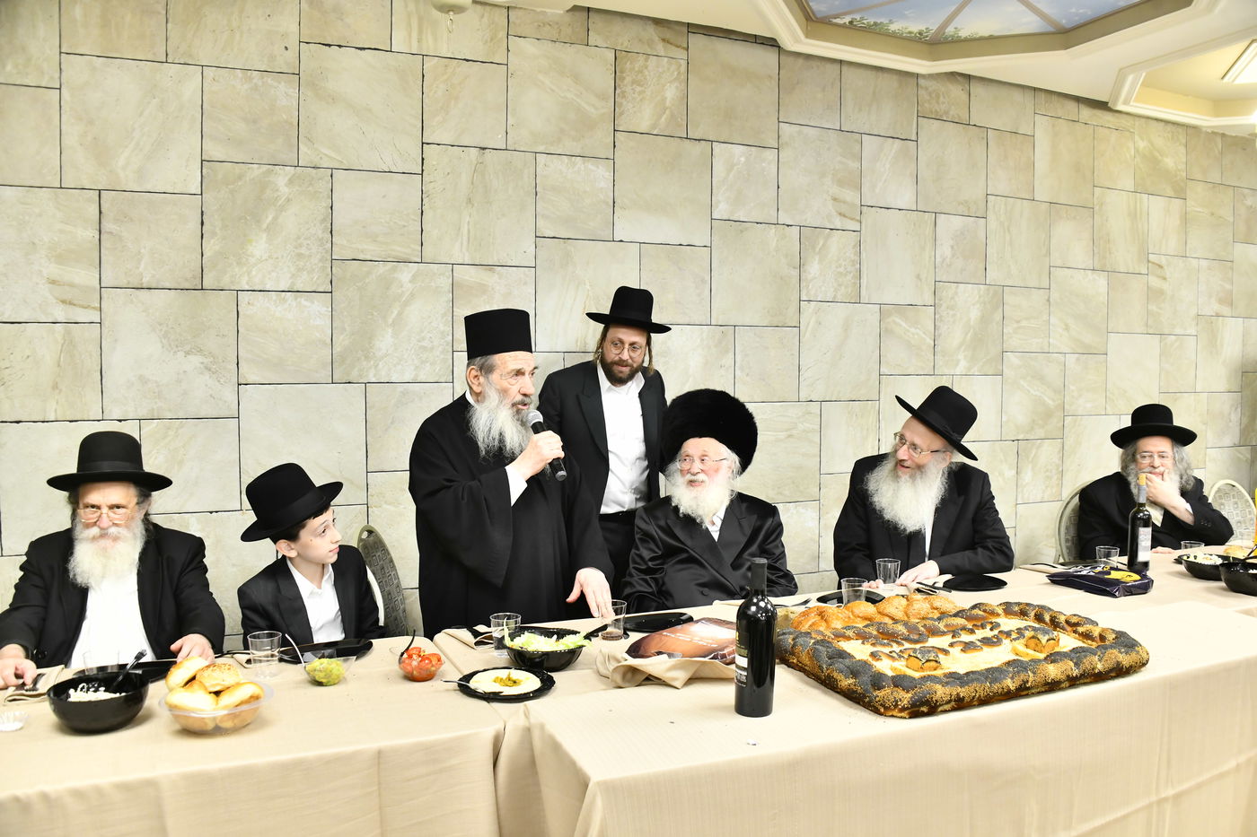 שמחת בר המצווה לבנו של גדליה סילמן, נכד הראב"ד הגר"י סילמן 